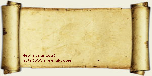 Denis Čakaranović vizit kartica